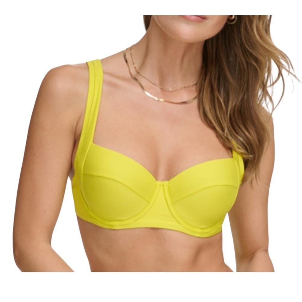 DKNY Molded Underwire Bikini Top - Size Small